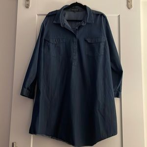 Jean shirt dress